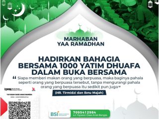 Hadirkan Bahagia Bersama 5000 Yatim Dhuafa Dalam Buka Bersama