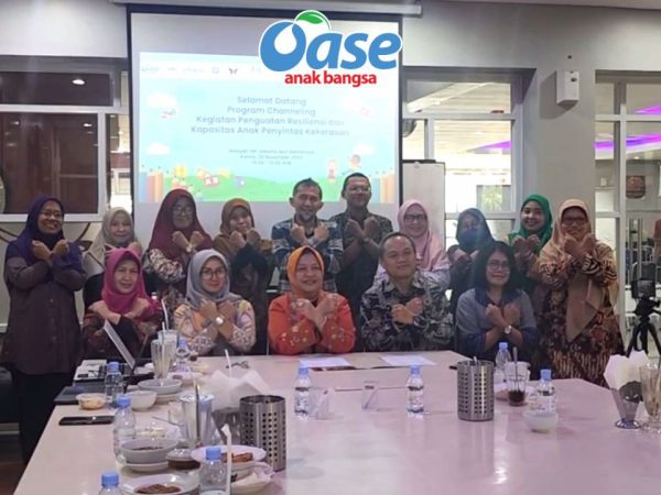 OASE Anak Bangsa menghadiri acara Chanelling Program peningkatan Resiliensi dan Penguatan Kapasitas Anak Kementerian Pemberdayaan Perempuan dan Perlindungan Anak (KemenPPPA) Republik Indonesia.