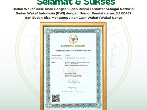 Wakaf Oase Anak Bangsa