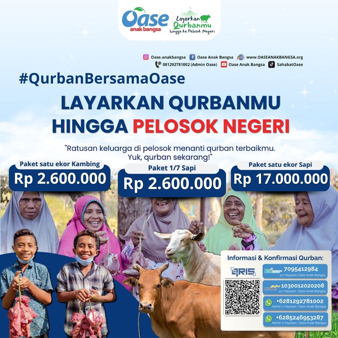 LAYARKAN QURBANMU HINGGA PELOSOK NEGERI